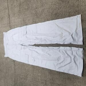 American Eagle Pants Cargo Blue Elastic Waist Pockets Women's Size 00